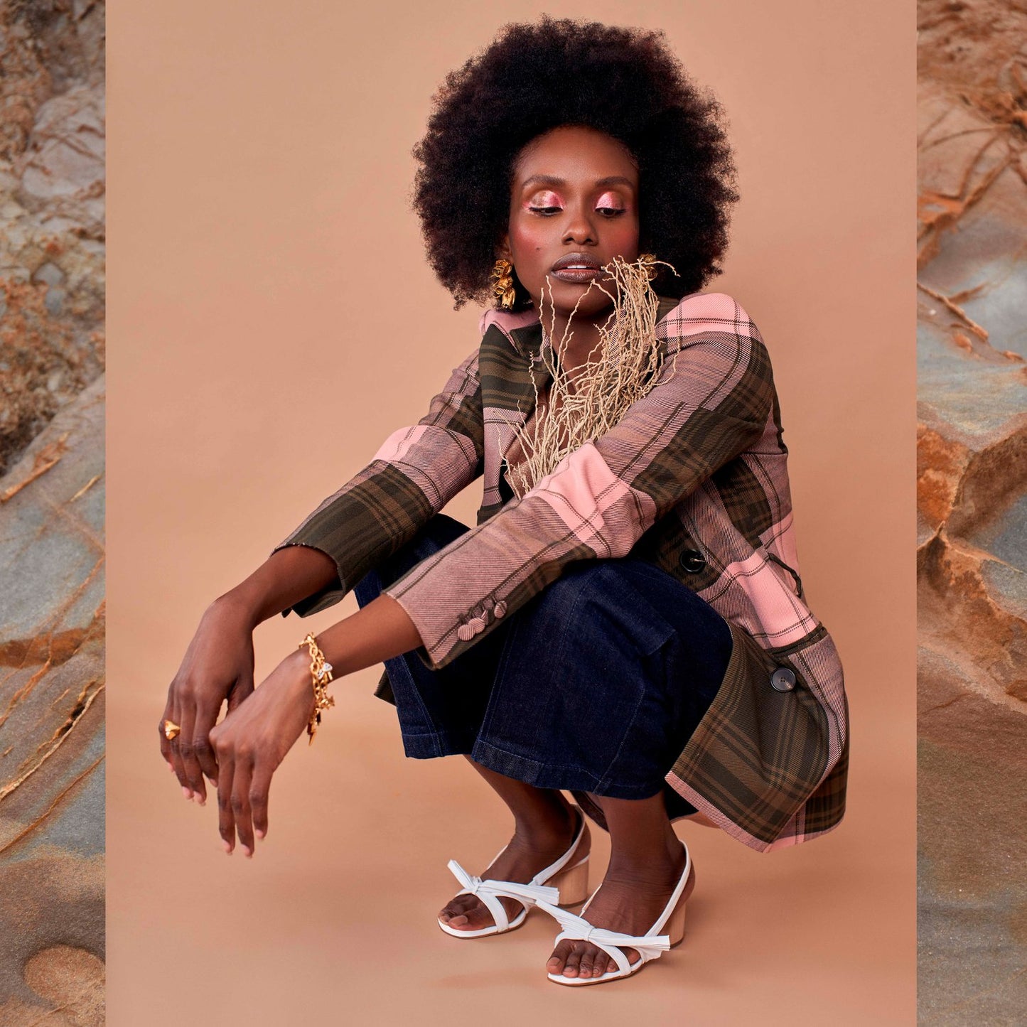 Cereza Sandal in White