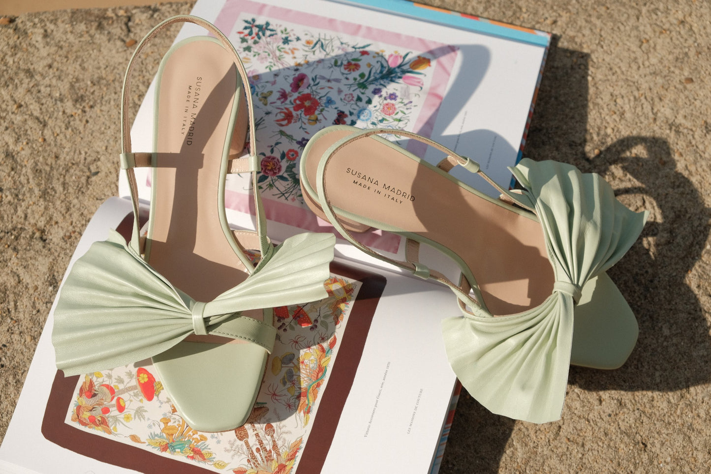 Cereza Sandal in Sage Green