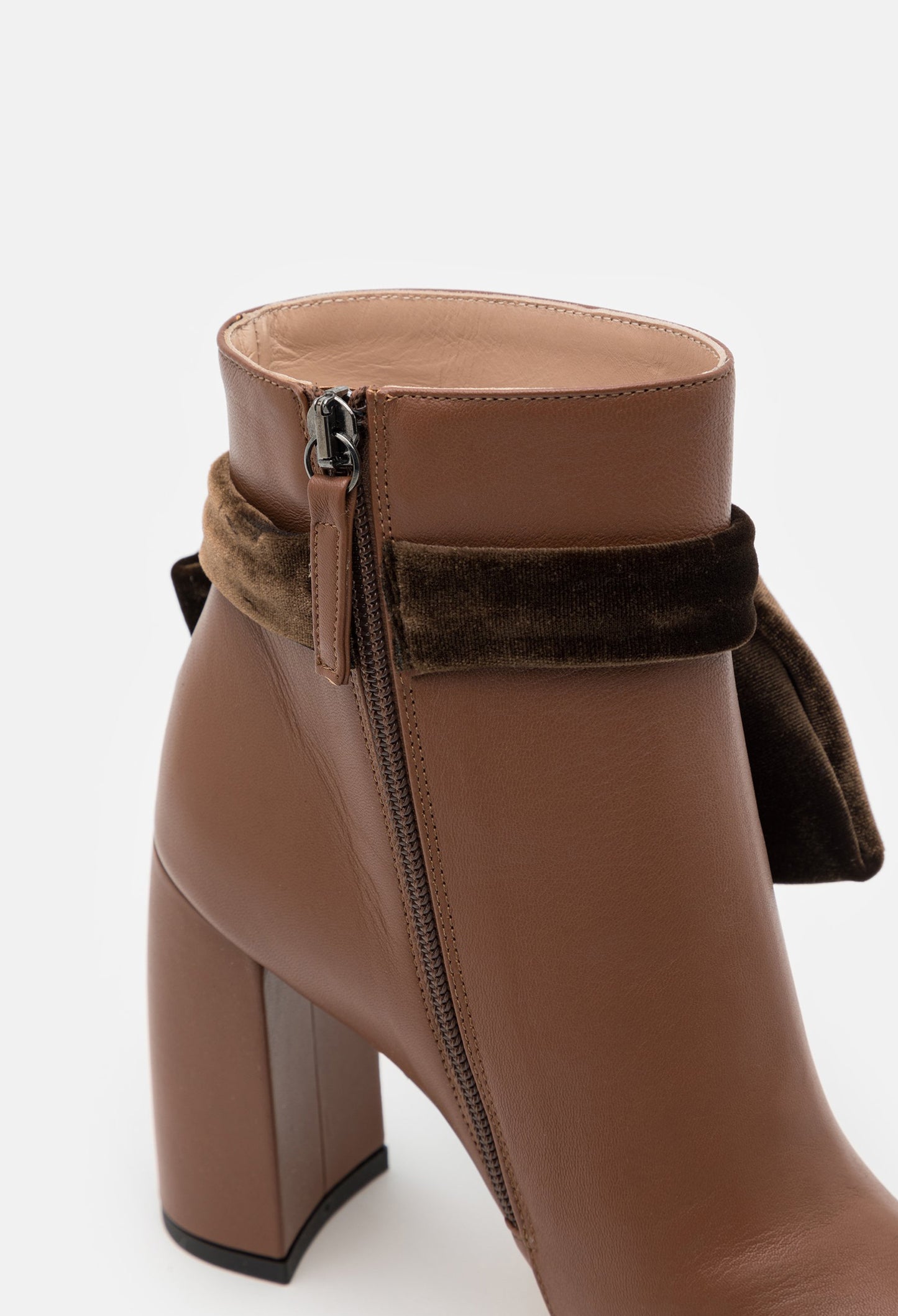 Flora Bootie In Chocolate