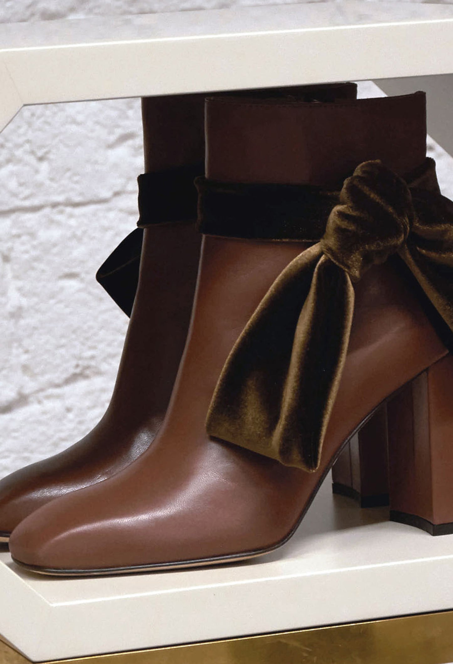 Flora Bootie In Chocolate