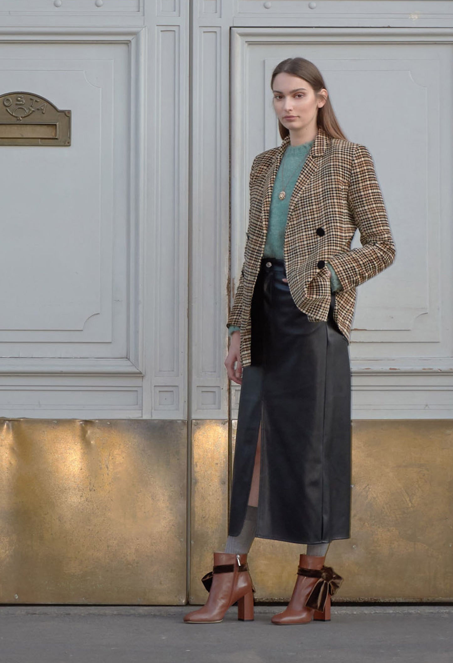 Flora Bootie In Chocolate