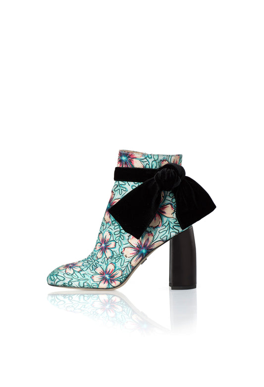 Flora Bootie In Floral Print