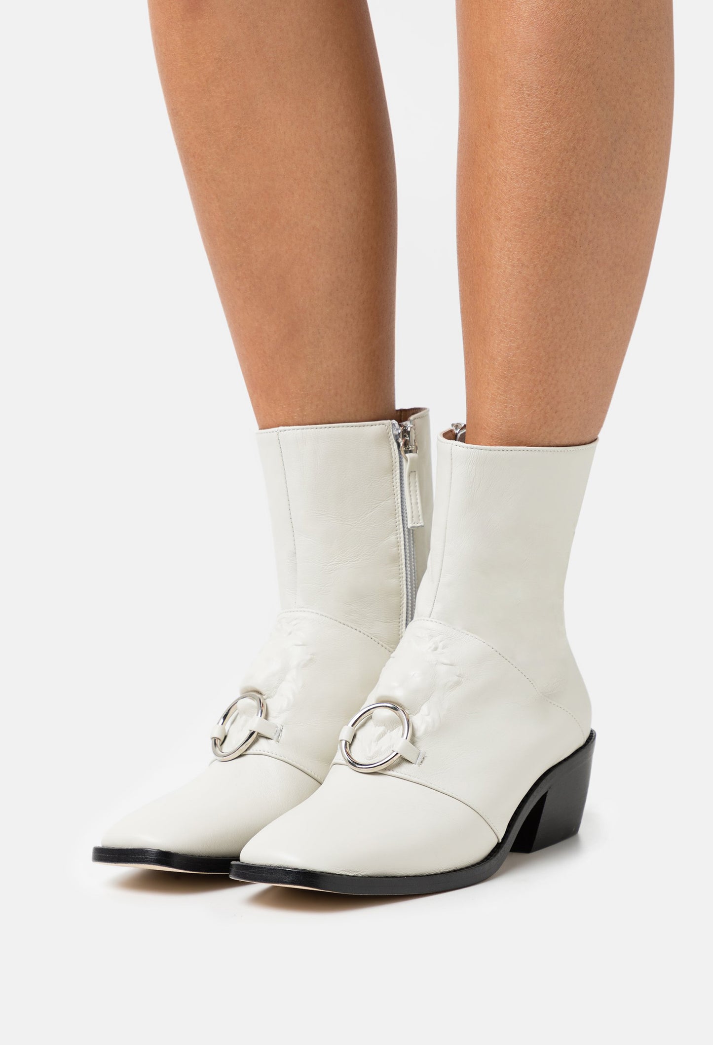 Leone Bootie In Light Grey