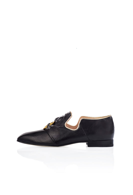 Iris Leone Flat In Black